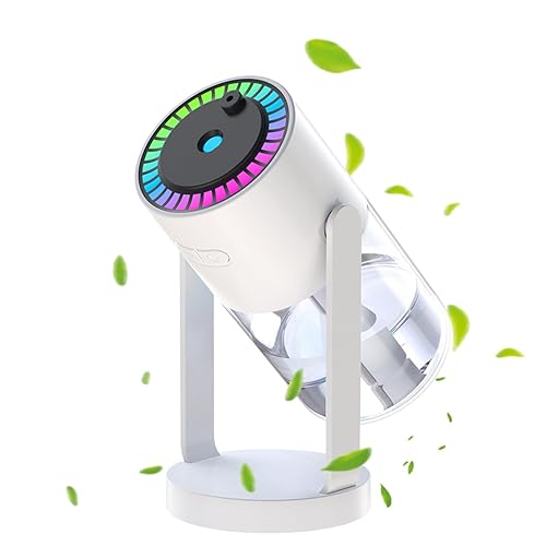 250ml Humidifiers for Home - Humidifier for Bedroom - Humidifier with Colorful Night Light - Ultrasonic Cool Mist Quiet - Suitable for Car & Office - Maintaining Moist Air Helps Improve Dry Skin.