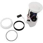 TRQ Fuel Pump Module Assembly Gasoline Fuel Pump Sending Unit Strainer | For 2007-2013 Acura MDX 2010-2013 ZDX 2009-2011 Honda Pilot 2013 4 Pin Connector 2014-2015 Pilot