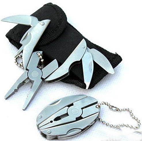 LIQIANYING Multi-Tool Pliers MINI Folding Multipurpose Pliers Scarab Keychain Outdoor Supplies