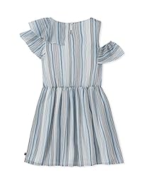 Tommy Hilfiger - Vestido de hombro para niña