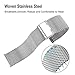 TRUMiRR for Samsung Galaxy Watch 46mm/Gear S3 Bands, 22mm Premium Stainless Steel Watchband Quick Release Strap Bracelet for Fossil Men's Gen 4 Explorist HR, TicWatch Pro