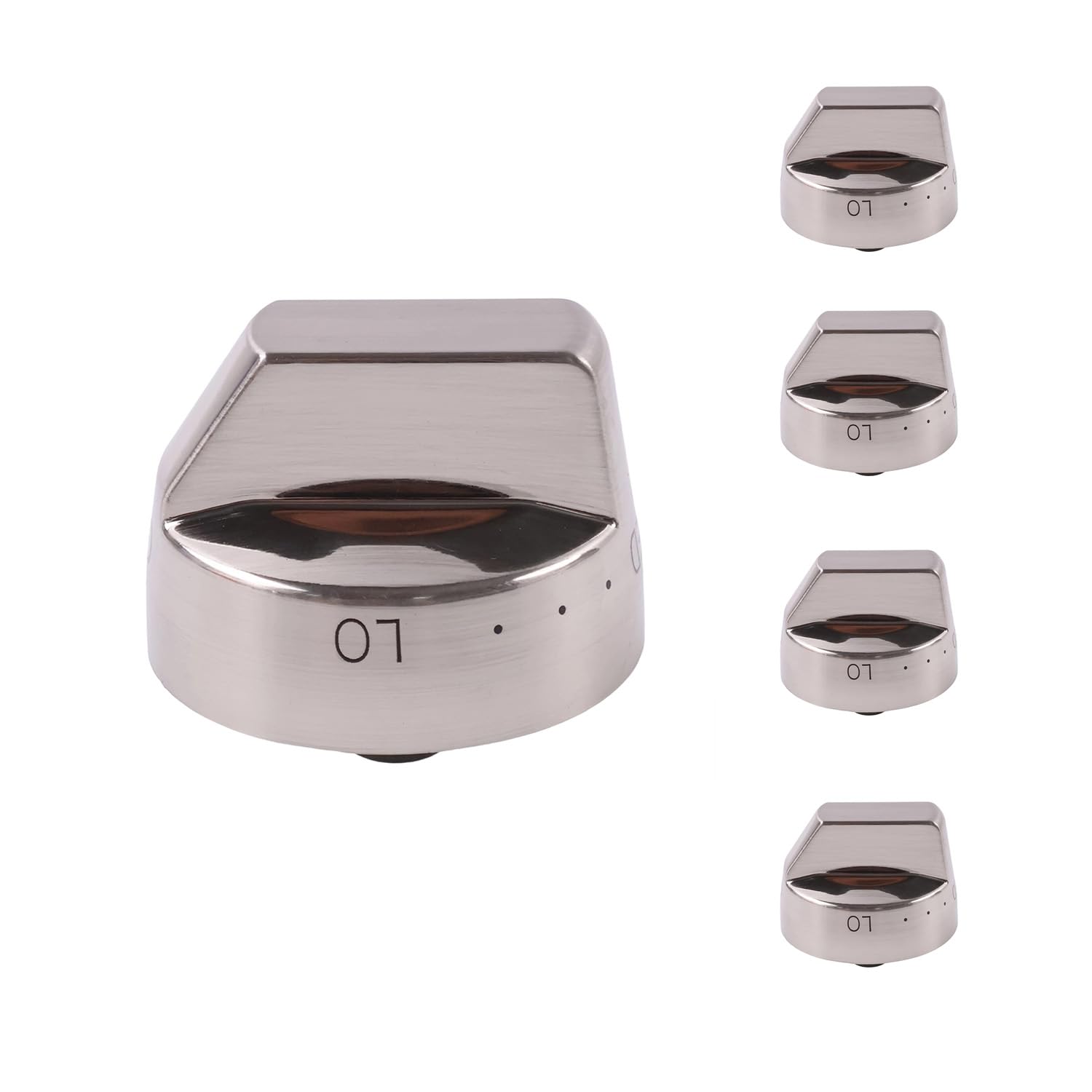 Photo 1 of dowfane 5Pcs Burner Control Dial Knob AP5957989 4011502 Compatible with Samsung NX58H9500WSAA-00 NX58H9500WSAA-01 NX58H9500WSAA-02