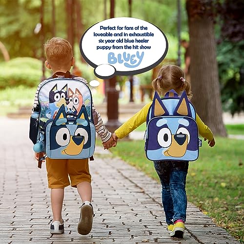 AI ACCESSORY INNOVATIONS Bluey 4 Piece Backpack Set for PreSchool