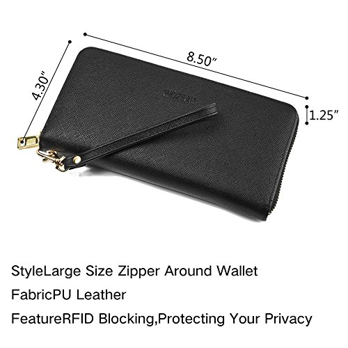 1 WOZEAH+Womens+Blocking+Leather+Around