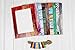 Get Orange Wood Grain Style DIY Paper Photo Frame Wall Deco with Mini Clothespins and Stickers - Fits 4