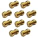 Generic Push-Fit Push to Connect Lead-Free Coupling 10 pcs/Brass / 0.75 Inch