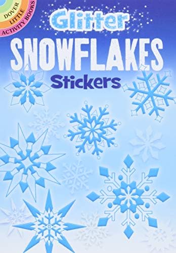 Glitter Snowflakes Stickers (Dover Little Activity Books: Winter)