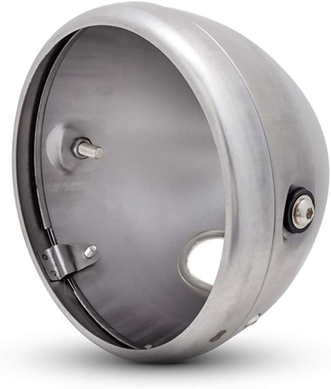 7.7 inch Motorbike Headlight Housing Bucket, unpainted, 7.7"