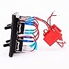 Iztor-Marine-Electric-3-Gang-Led-Toggle-Switch-Panel-With-Cigarette-Power-Socket-for-Boat-truck-and-Rv