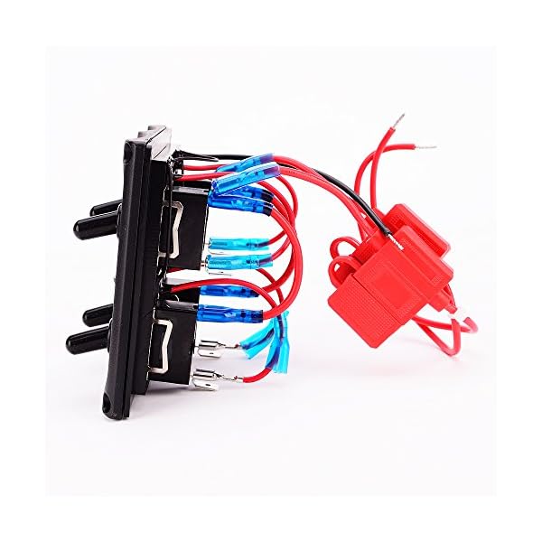 Iztor-Marine-Electric-3-Gang-Led-Toggle-Switch-Panel-With-Cigarette-Power-Socket-for-Boat-truck-and-Rv