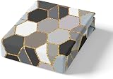 Loussiesd Women Reversible Bedding Duvet Cover Set Honeycomb Geometric Hexagon view 5
