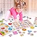 4 Pack Toddler Puzzles, Ezire Wooden Peg Puzzles for Kids - Numbers Puzzle, Alphabet Puzzle, Sea Creatures Puzzle, Tetris Puzzles Toy Perfect Pegged Puzzle for Baby Learning
