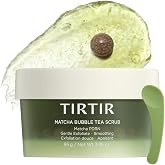 TIRTIR Matcha PDRN Bubble Tea Scrub | Soft Low-pH 6.6 Exfoliator, 5,000ppm Vegan Matcha PDRN, 6 Ceramide Complex, Redness Relief for Sensitive Skin, Korean Skincare, All Skin Types, (100g, 3.52oz)