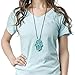 Bumkins Nixi Hamsa Silicone Pendant Teething Necklace, Turquoise