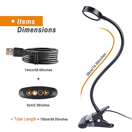 6 LEPOWER+Temperature+Adjustable+Brightness+Headboard