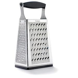 Cuisipro 746850 5-in-1 torenrasp, roestvrij staal 301-lemmet, 304-frame, PP-handgreep, TPR/ABS-bodemdeel