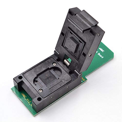 MOBILE DATA Recovery REPAIR KIT,ALLSOCKET eMMC169/153 IC Reader with SD Interface BGA169/153 Adapter[IC Size 11.5x13mm] NAND FLASH Memory Date extractor SMS/Contacts/Photos/Music/Video Date Retrieval