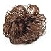 TOOGOO Long Curly Brown Hair Wig Ponytail Holder Scrunchie Hairpiece