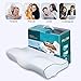 Powsure Memory Foam Pillow - Cervical Sleeping Bed Pillows to Lower Neck Pain, Ergonomic Orthopedic Contour Pillow for Back, Stomach, Side Sleepers with Washable Free Bamboo Fiber Pillowcase