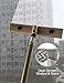 BOOMJOY Window Squeegee Combo, 3 in 1 Window Cleaner with Adjustable Pole 41.5