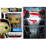 SUperBAt Killer Croc DC Villain Figure + Batman V Superman DVD Movie vinyl exclusive pop heroes series Dawn of Justice