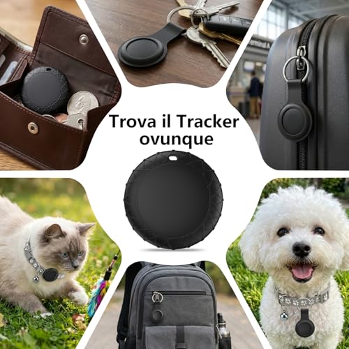 GPS for Dogs, Cat GPS Collar, GPS Trackers for Dogs and Cats, No Subscription, Global Real Time Positioning, Compatible with iOS and Android, Tracking History (7 Days)