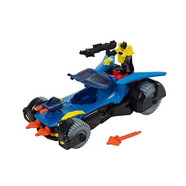 Imaginext-DHT64-Batmobile-Batman-Car-with-Dart-Launcher-Shields-and-Rotating-Cannons-with-Batman-Figure-Suitable-From-3-Year-Old Imaginext DHT64 Batmobile, Batman Car with Dart Launcher, Shields and Rotating Cannons with Batman Figure, Suitable From…