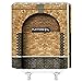 Feierman Platform 9 3/4 Shower Curtain Decor London's King's Cross Station Brown Wall Vintage Bathroom Curtain Decor Kids' Bathroom Accessories Mildew Resistant Machine Washable with Hooks 70x70Inches