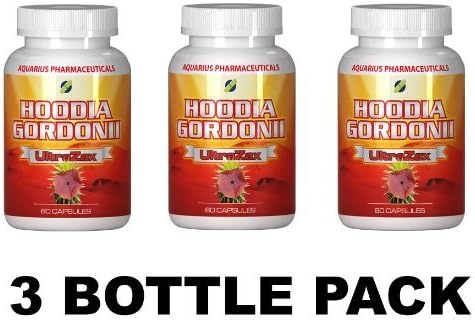 Hoodia Gordonii UltraZax Extreme Weight Loss System (3 Bottle Pack) by UltraZax