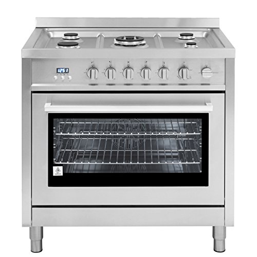 2 Cosmo+Convection+Burner+Cooktop+Stainless