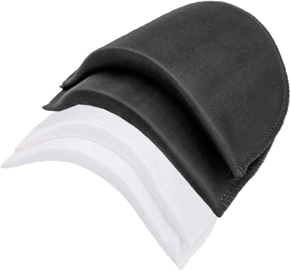 SUPVOX 20pcs Covered Shoulder Pads Polyester Setin Shoulder Pads