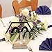 Velidy Table Numbers,1-20Wedding Acrylic Standing Table Numbers with Holder Base for Wedding, Party, Events or Catering Decoration (Gold)