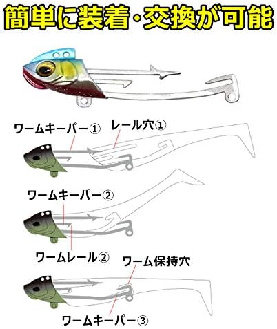 Amazon 青嵐ルアー ヒラメ ルアー シーバス ジグヘッド ワーム 19g 23g 29g 5カラーセット 予備ワーム付け ラットフィッシュ ソフトルアー 青物 サーフ 青嵐ルアー ルアー