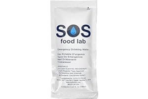 MEDIQUE SOS 78804 Emergency Drinking Water Pouch, 125ml