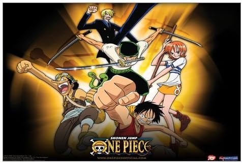Poster Print Anime The straw hat Pirates One Piece Luffy Team Poster Wall Stickers, Size: 22-Inch by 34-Inch