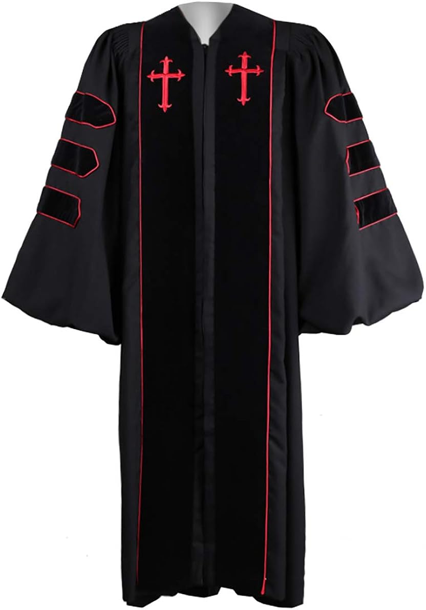 Choirgown Unisex Black Adult Choir Robes for Religious Wearing Amazon