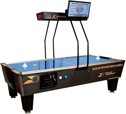 Amazon Com Gold Standard Premium Coin Operated Air Hockey Sports