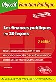 Les finances publiques en 20 leçons - 2e édition (Objectif fonction publique) by