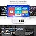 Wireless Bluetooth LED HD Android Projector 4400 Lumens LCD WXGA Bluetooth Wifi Airplay HDMI Home Theater Proyectors 1080P Speakers Zoom for Indoor Outdoor Movies Game TV USB DVD Smartphone Xbox iPadthumb 3