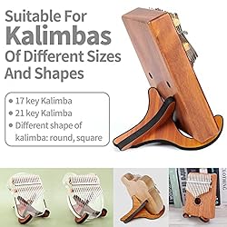 Kalimba Stand Wood Thumb Piano Display Stand