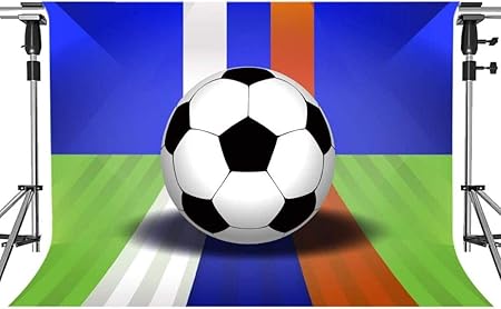Amazon 写真のhdサッカーの背景クリエイティブな漫画サッカースポーツの背景サッカークラブの写真写真の小道具7x5fthxmt119 バックペーパー 背景布 通販