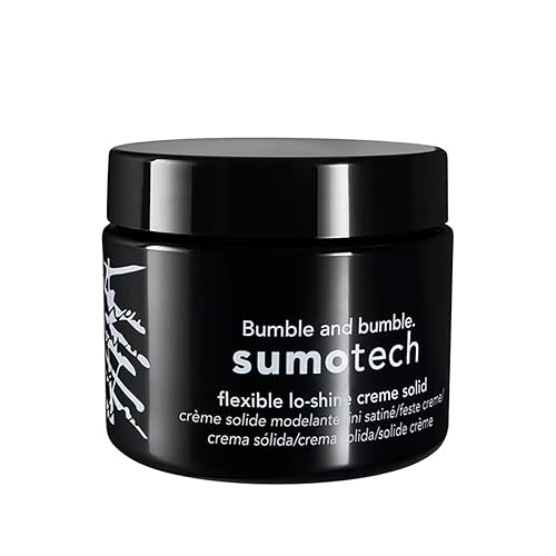 Bumble and bumble. Sumotech Flexible Hold Cream Solid | Pliable Texture, Flexible Hold + Lo-shine Finish | Wavy, Straight, 1.5 Ounce