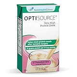 Optisource Very High Protein Drink, Strawberry,  8-Ounce Boxes (Pack of 27)
