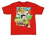Teen Titans Its Go Time Youth Boys T - Shirt, Red, Medium 8