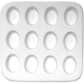 Super Mini Oval Jewelry Mold - 12 Ovals
