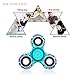Keepfit Tri-Spinner Fidget Toy, LED Flashing Light EDC Anti-Stress Toys, Help ADD ADHD (Flower-D)