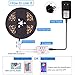 VISDOLL Smart Led Lights with App Control, 16.4ft 5050 RGBW/RGB Led Light Strips Kit and Bluetooth IR Remote Controller and 12v Power, for Bedroom, Home Decoration, Tv Backlight, Party
