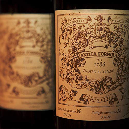 Antica Formula Vermouth | Roter Wermut aus Italien perfekt als Aperitif, Digestif oder in Cocktails (1 x 1,0l) – Bild 6