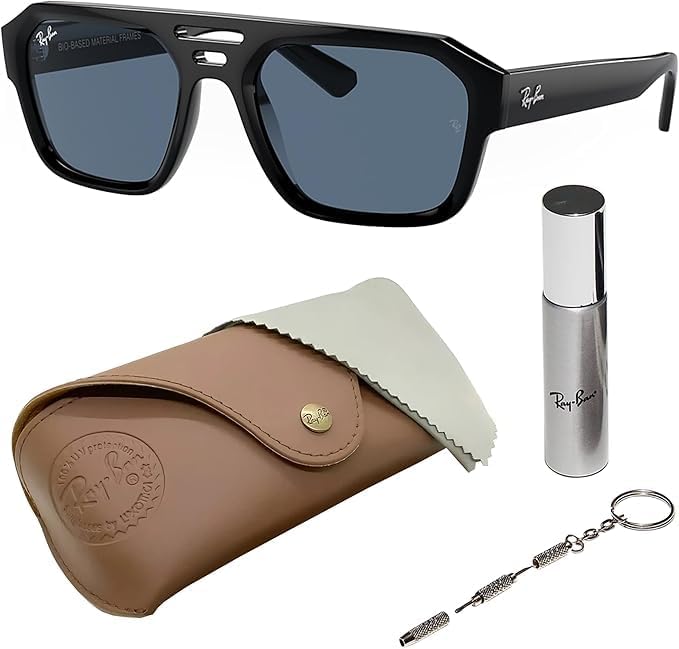 Ray-Ban RB4457D Square-Round Shape Non-Polarized Sunglasses for