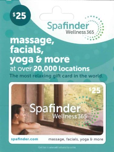 Spafinder Wellness 365 Gift Card $25